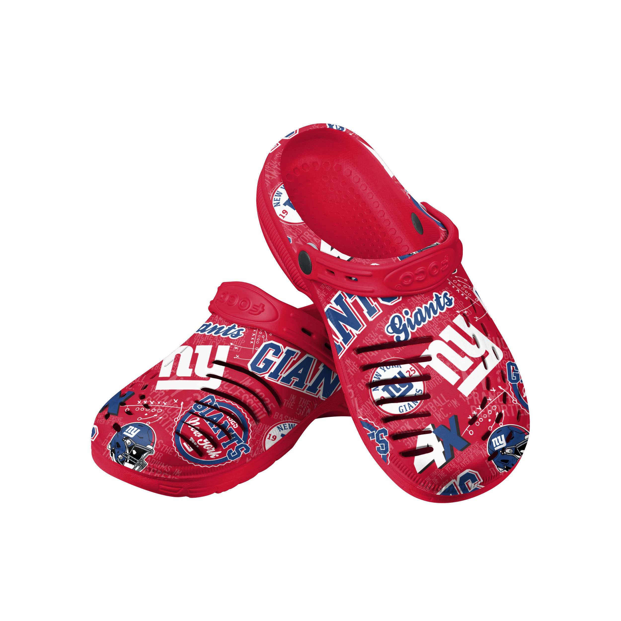 FOCO Arizona Cardinals NFL Mens Historic Print Clog with Strap