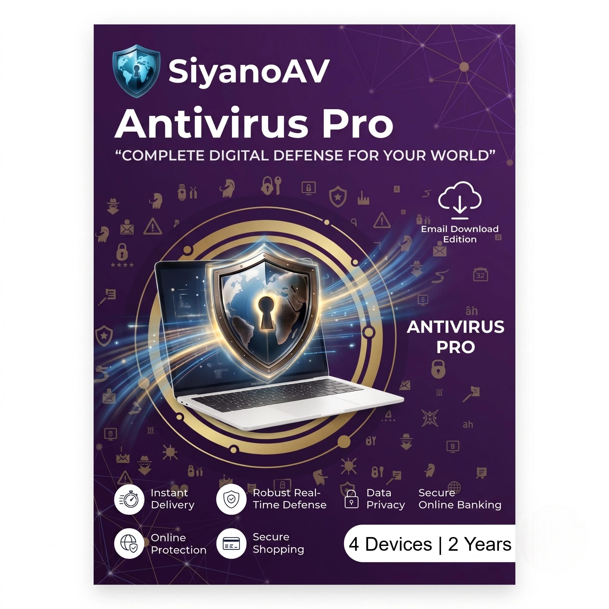SiyanoAV Antivirus Pro | Windows PC & Laptop | 4 Devices, 2 Years | (Email Delivery in 1 Hour - No CD)-image-19