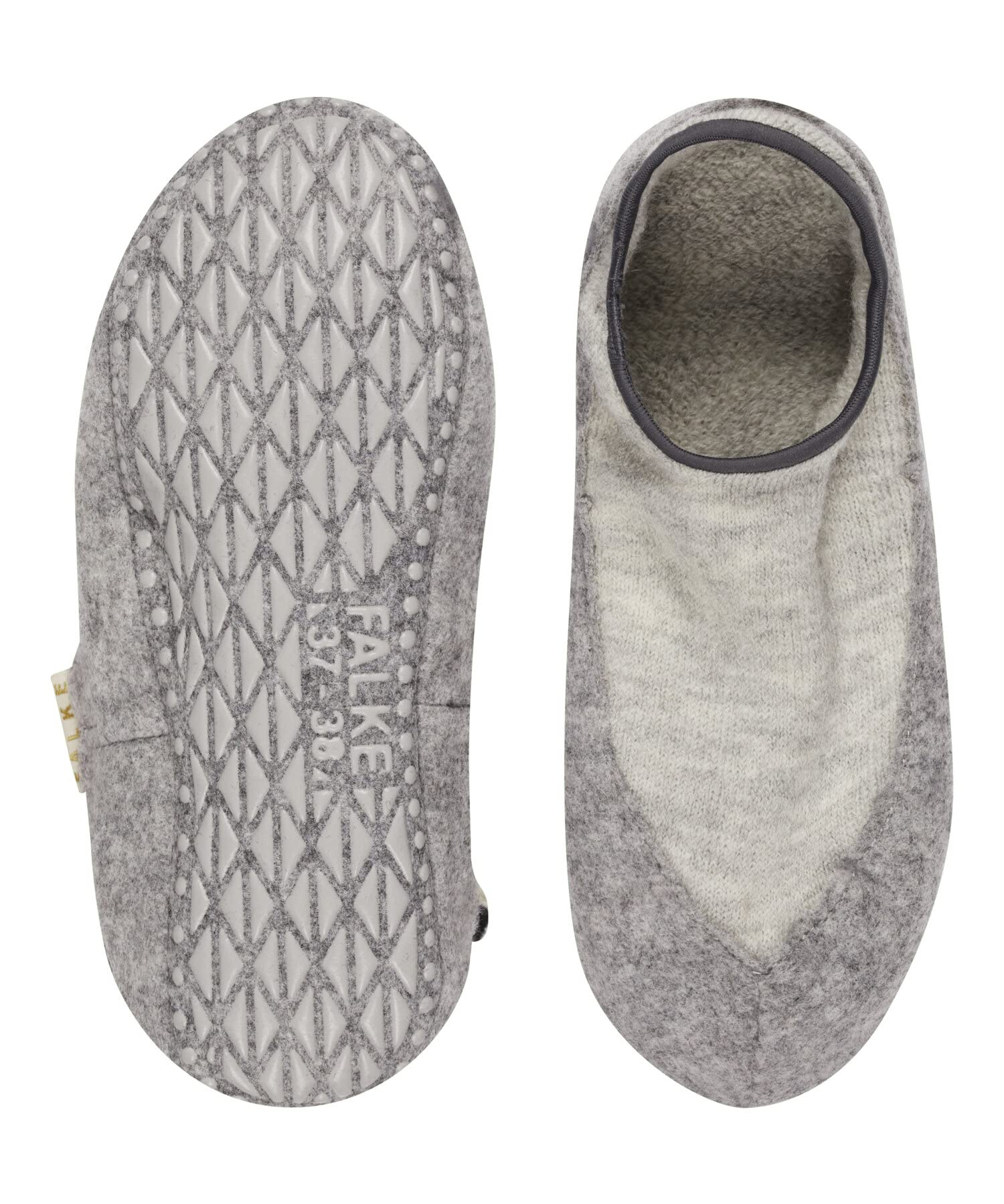 FALKE mujer Cosyshoe Invisible calcetín pantufla reforzado cálido textura gruesa liso clásico ideal para llevar con botas transpirable regulación del clima antiolores lana 1 par
