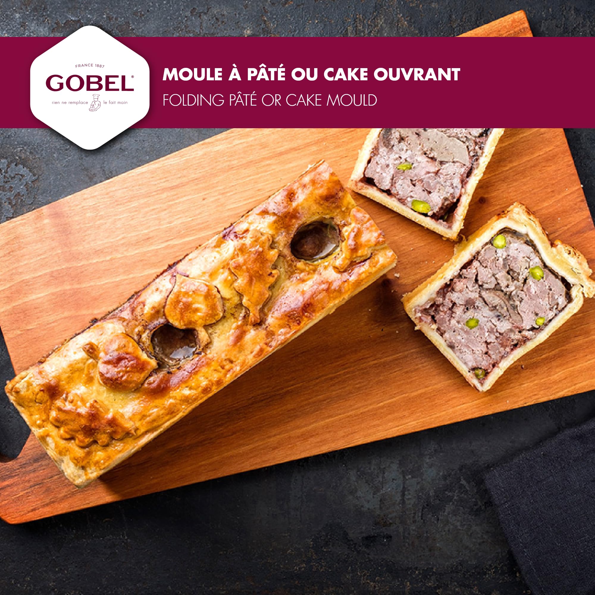 Gobel 120010 Pâte ou Cake Ouvrant Fer Blanc
