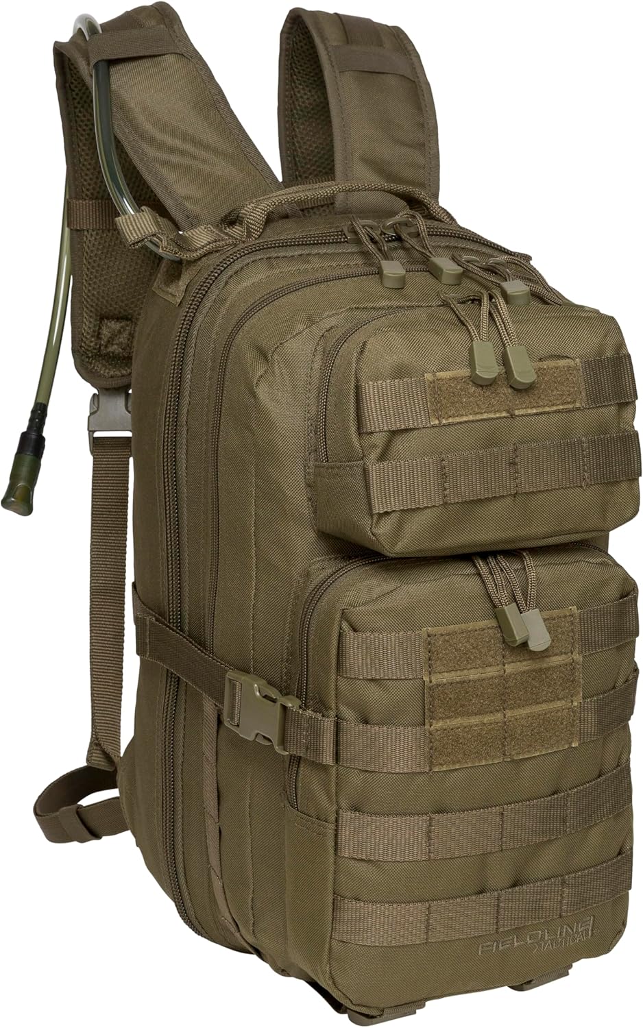 Surge Tactical Hydration Pack by Fieldline | Military Backpack with MOLLE System | Survival Bug Out Bag | 22L Storage Capacity + 3L Reservoir (Digital Sand)