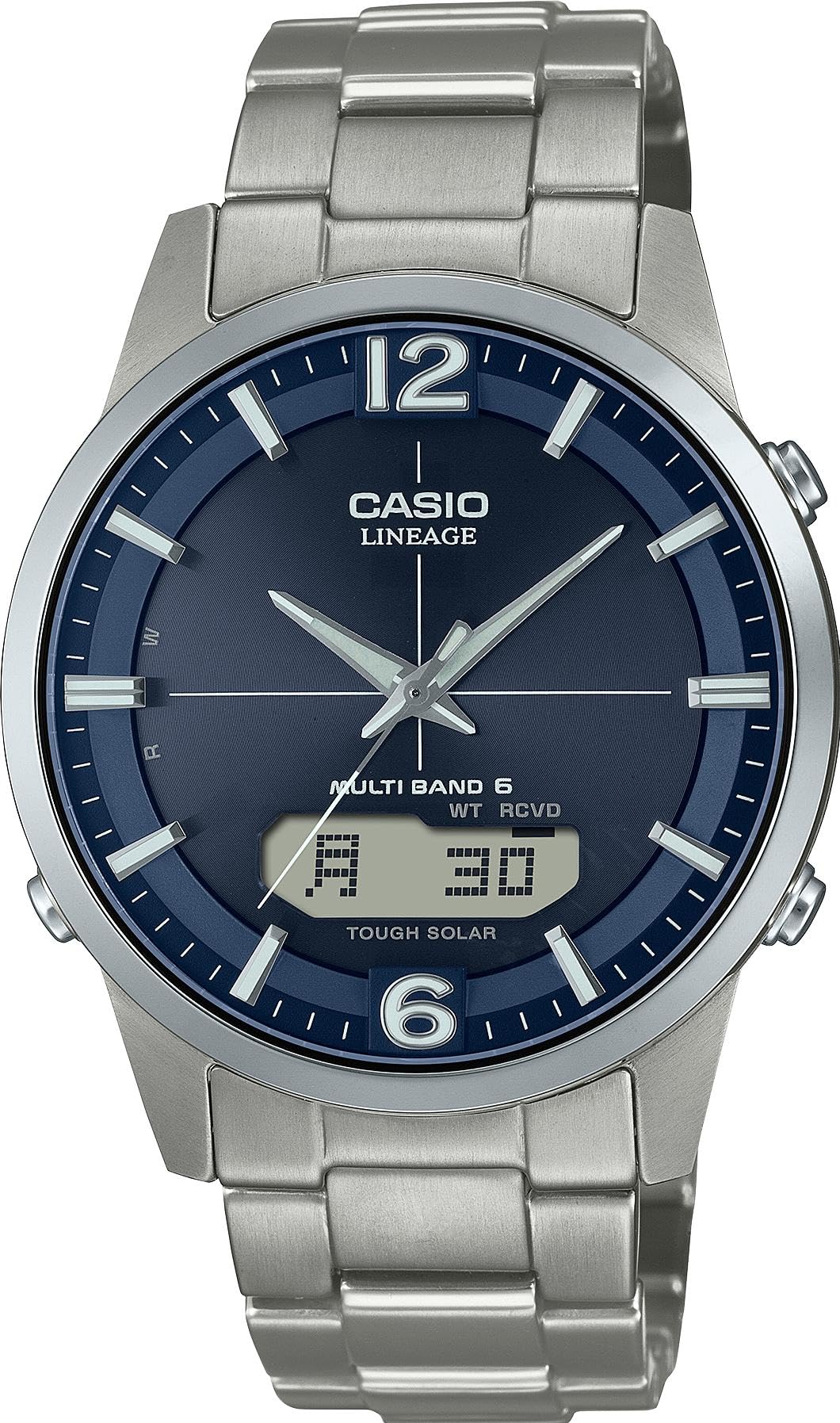 Casio Mężczyźni Lcw-M170Td-2Aer Zegarek, Srebrny, 40 mm