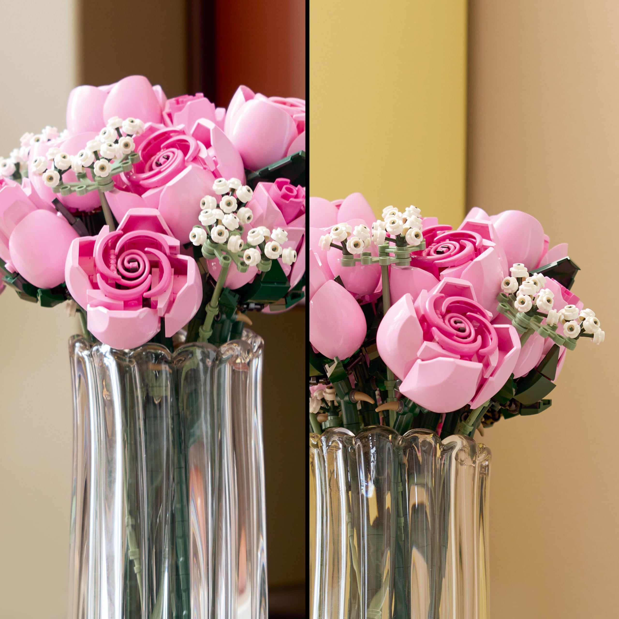 LEGO Botanicals Buquê de Rosas Cor de Rosa 10374 | Amazon.com.br