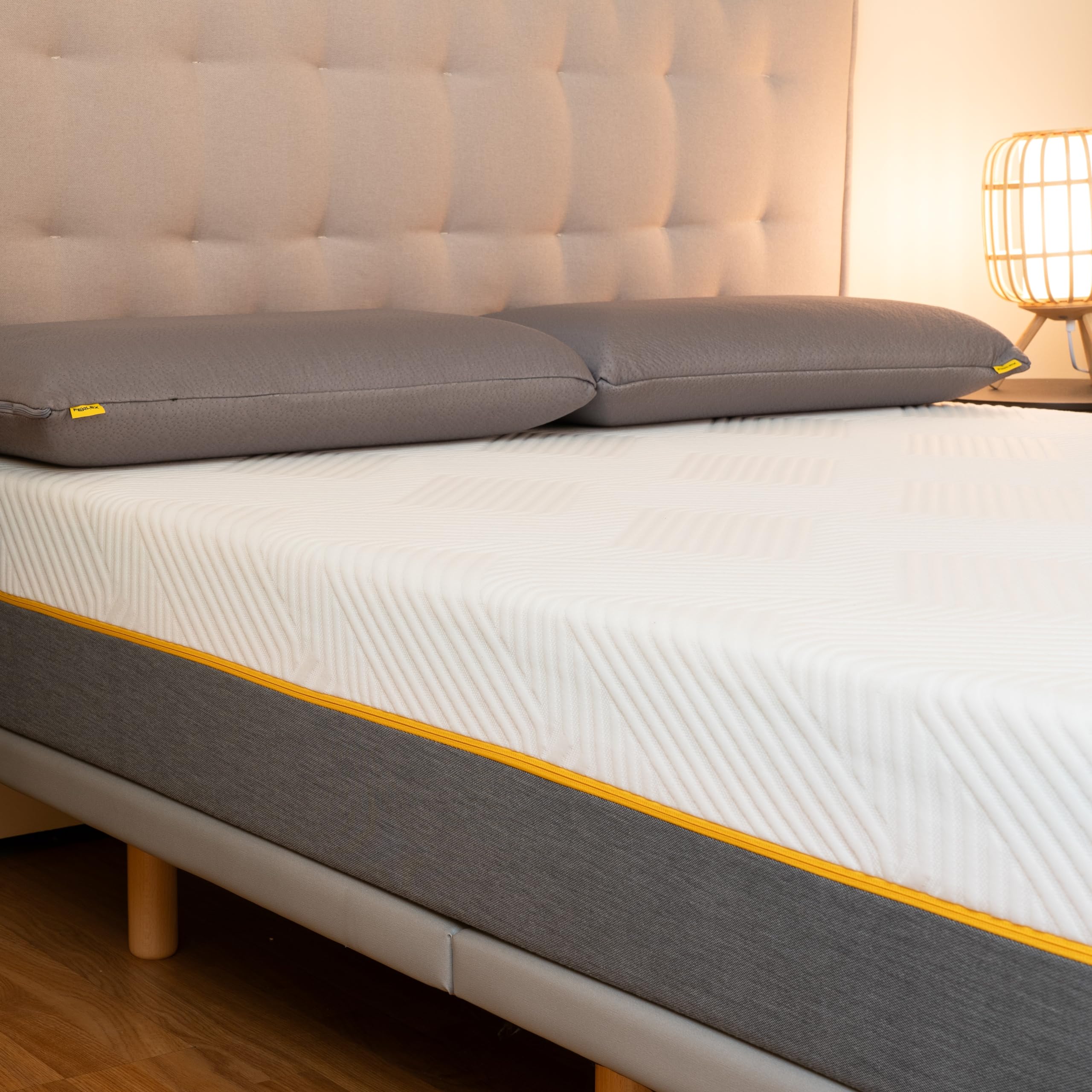 Ferlex - Materasso matrimoniale 150x190 in memory foam | Altezza 24 cm | Multistrato | Alta rigidità | Copertura lavabile