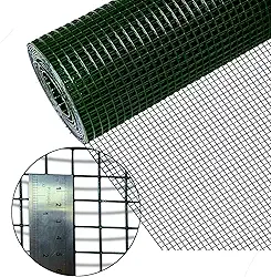 Tela Soldada Revest. PVC 15mm Portões Pets Jardim 5m x 0,50m
