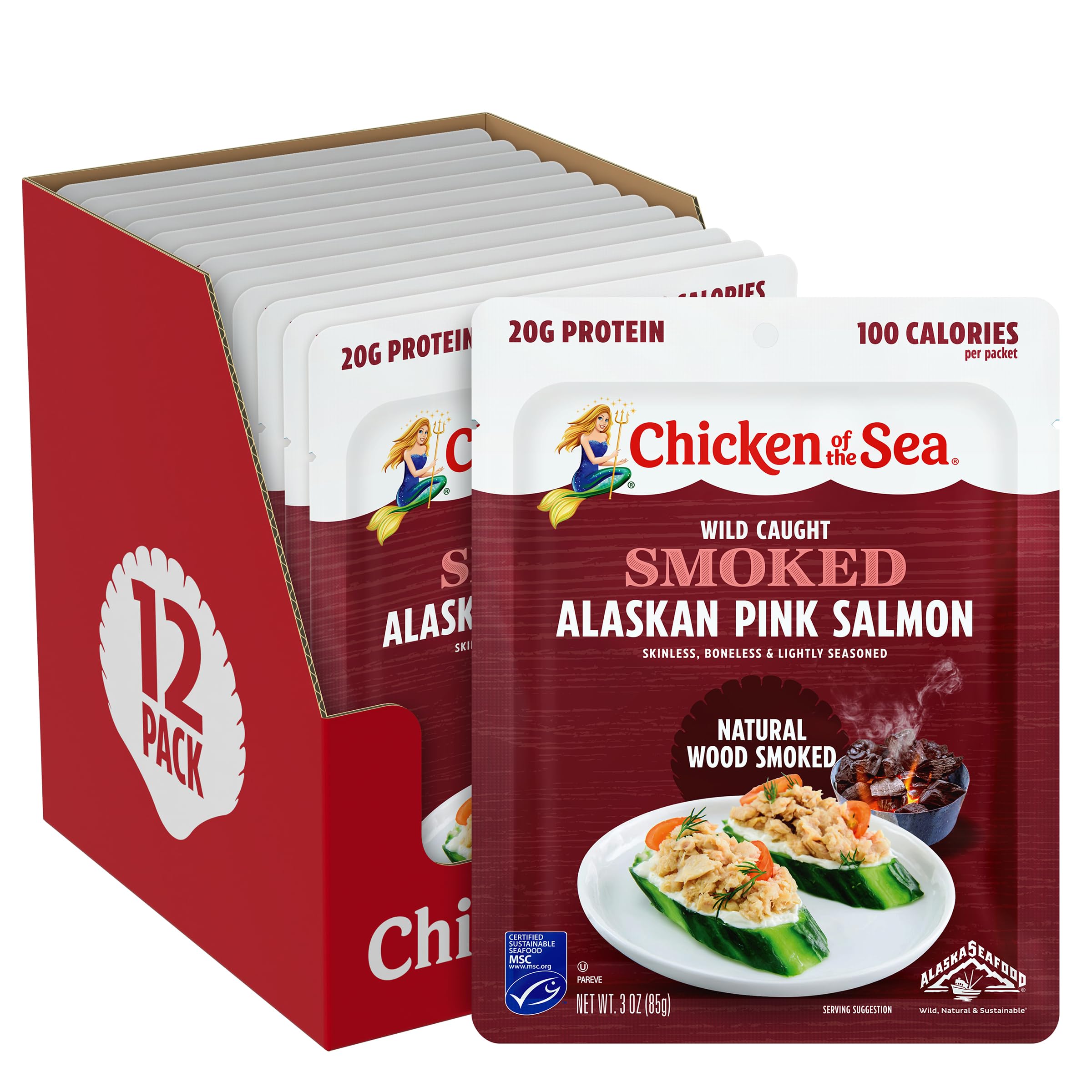 Amazon.com: Chicken of the Sea Smoked Alaskan Pink Salmon, 3 Ounce