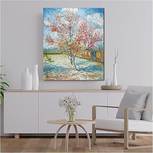 Miniatura 866 de A&T ARTWORK The Starry Night de Vincent Van Gogh. Tamaño del marco: 36 x 30 pulgadas, tamaño de la imagen: 30 x 24 pulgadas, reproducciones clásicas