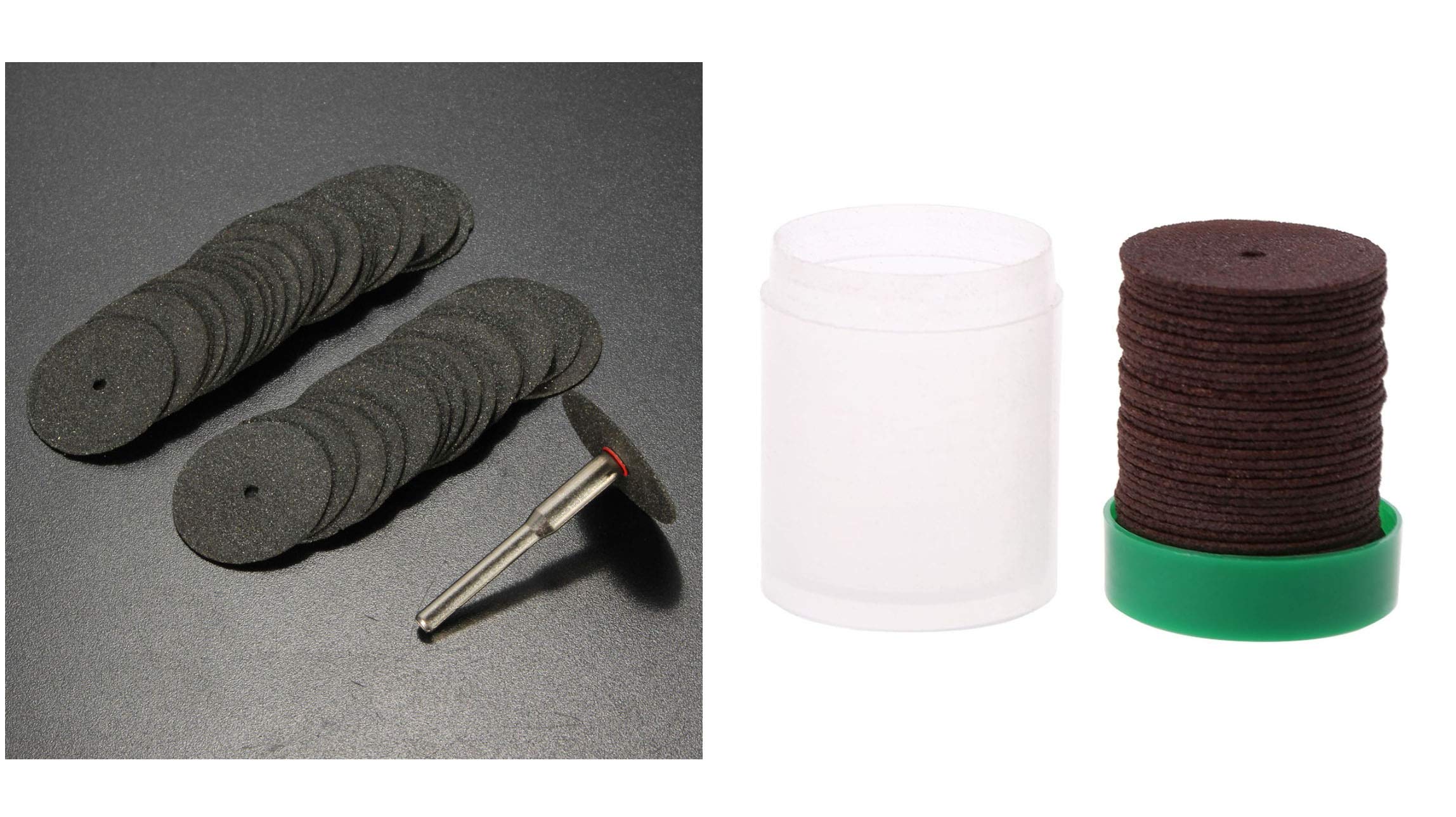 DIY Crafts Pack Of 40 Pcs 20+20, Multi Colour With 1 Pc Mandrel, 24mm Abrasive Disc Cutting Discs Reinforced Cut Off Grindin(Pack Of 40 Pcs 20+20, Multi Colour With 1 Pc Mandrel) 4