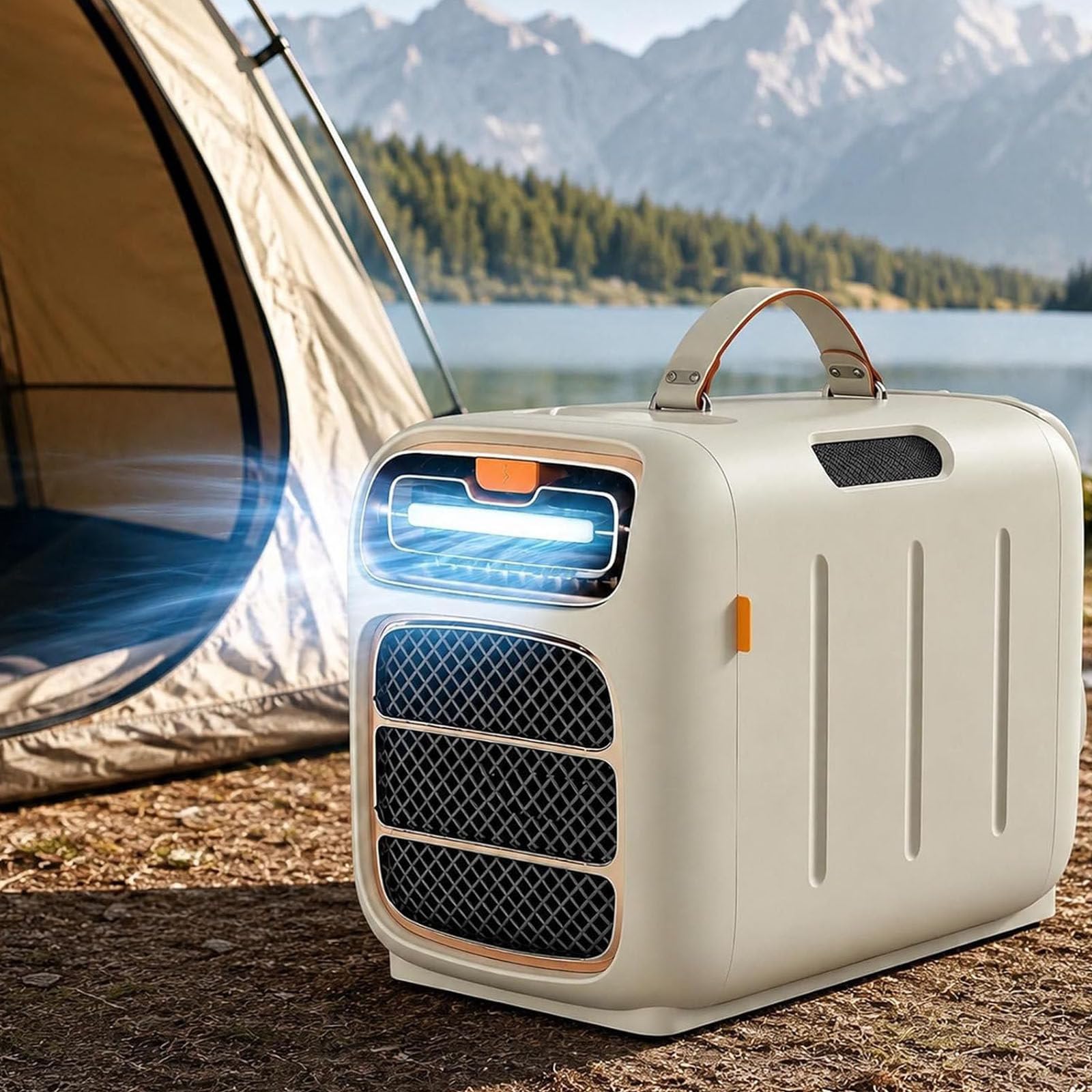 LSBHPPD Portable Air Conditioner Unit,Rv Air Conditioner,Fast Refrigeration No Window Needed,Dehumidifier Mode Quiet for Bedroom Office Travel Camping Onlycooling