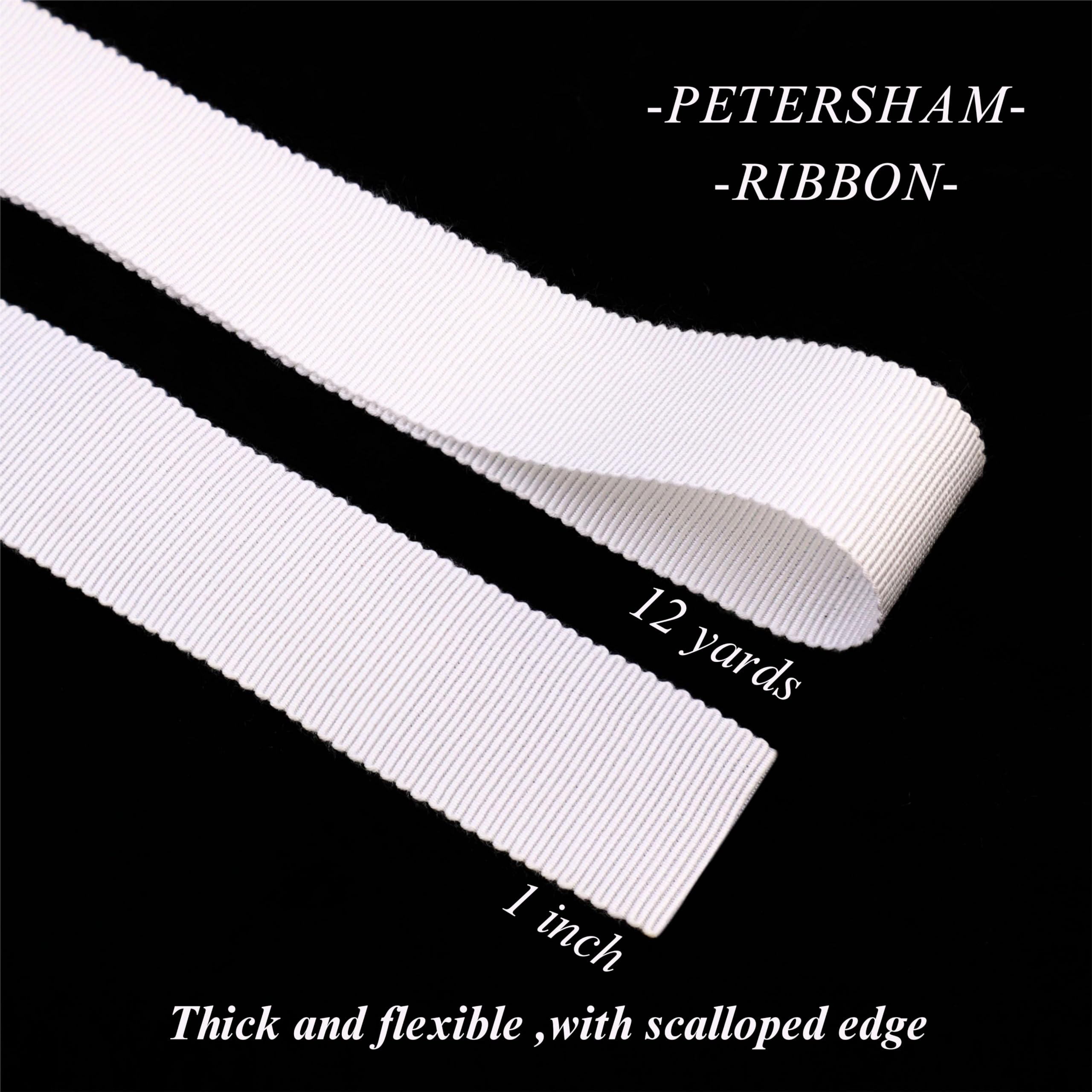 Amazon.com: Petersham Ribbon 1 Inch Vintage Ribbon for Millinery