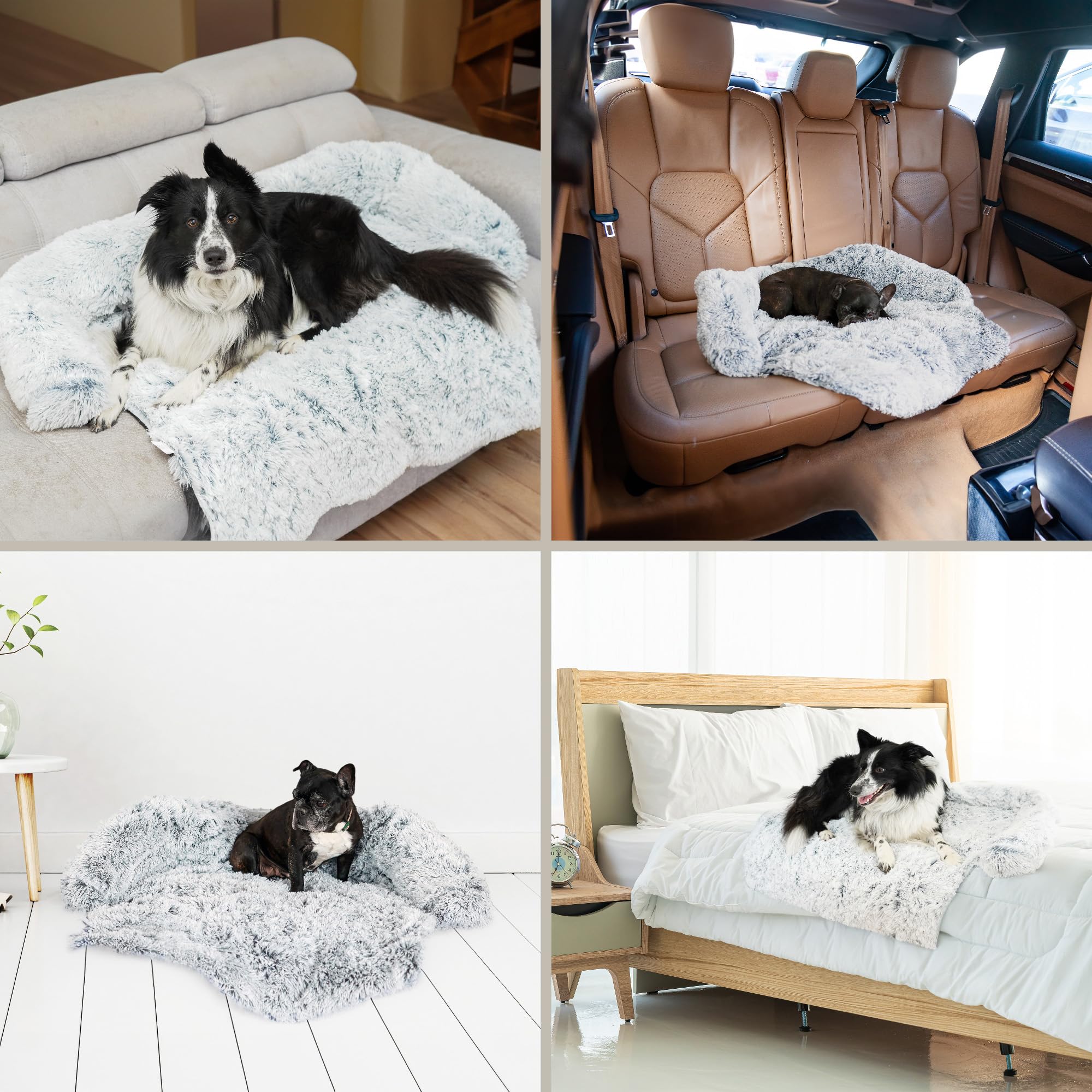 Coussin pour Chien 130 x 105 cm Canapé Lit pour Chien Protection de Canapé Panier Couverture