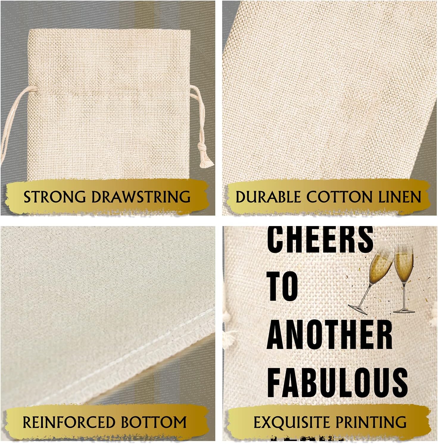 Birthday Gift Wine Bag（1 Pc）,New Year's Gift,Funny Birthday Gift Ideas For Her, Friends, Colleagues, Him, Wife, Mom, Dad, Daughter, Sister, Aunt-J26 : Grocery & Gourmet Food