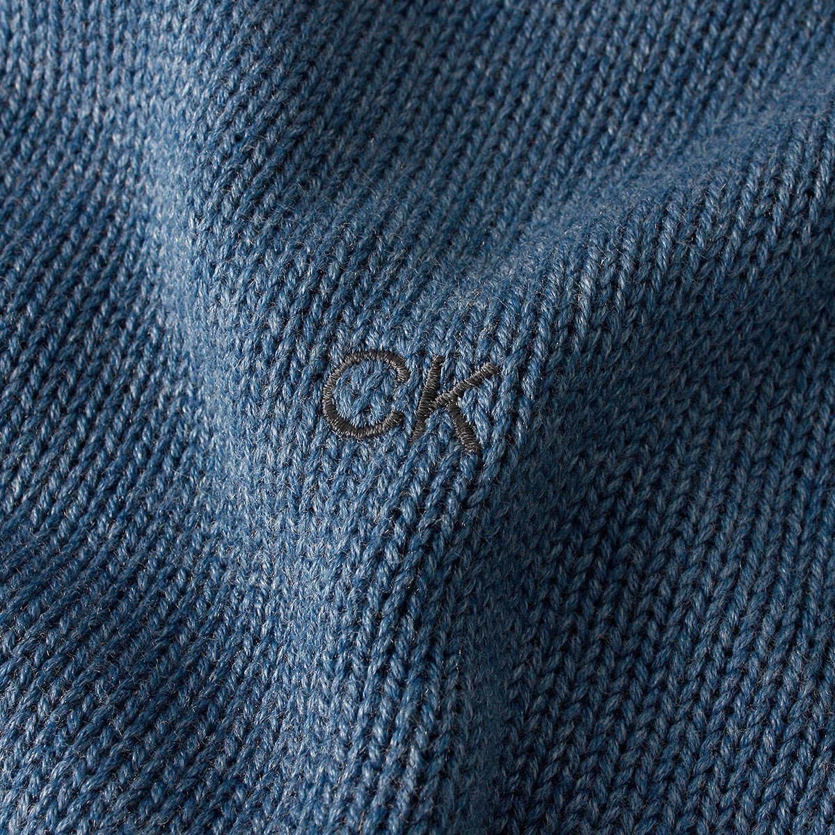 Calvin Klein Relaxed Fit Monogram Logo Fleece Sweatshirt Maglia di Tuta Uomo (Pacco da 1)