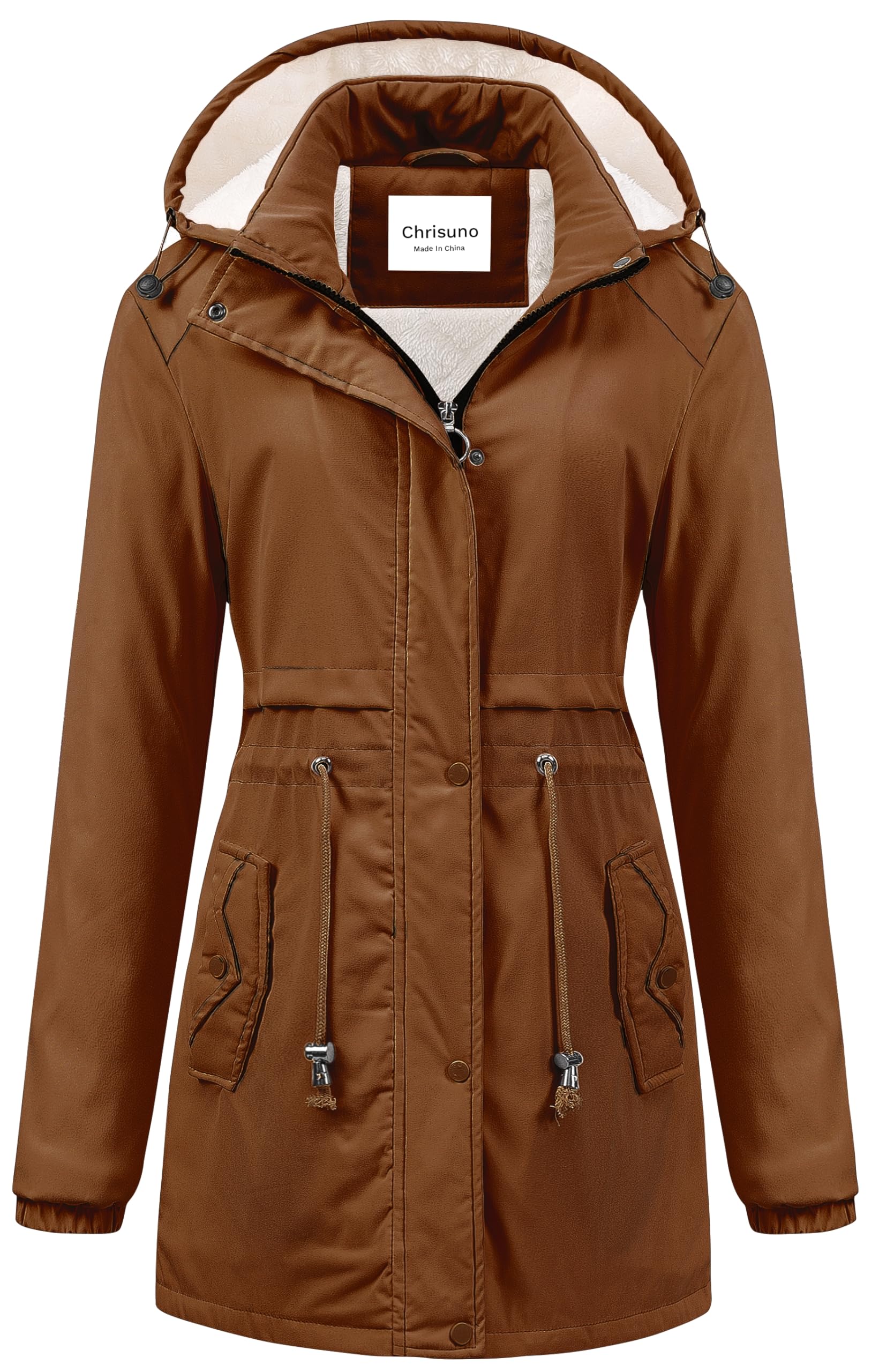 Chrisuno Women's Mid-Length Parka