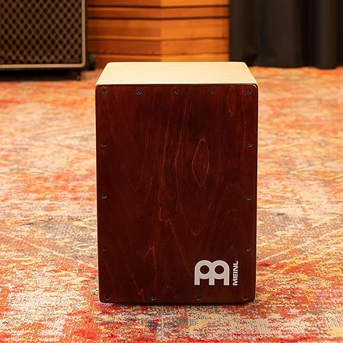 Vista 10 de Jam Cajon - Caja de tambor con caja y tono bajo para música acústica, fabricado en Europa, madera de abedul báltico, toca con tus manos, 2 años