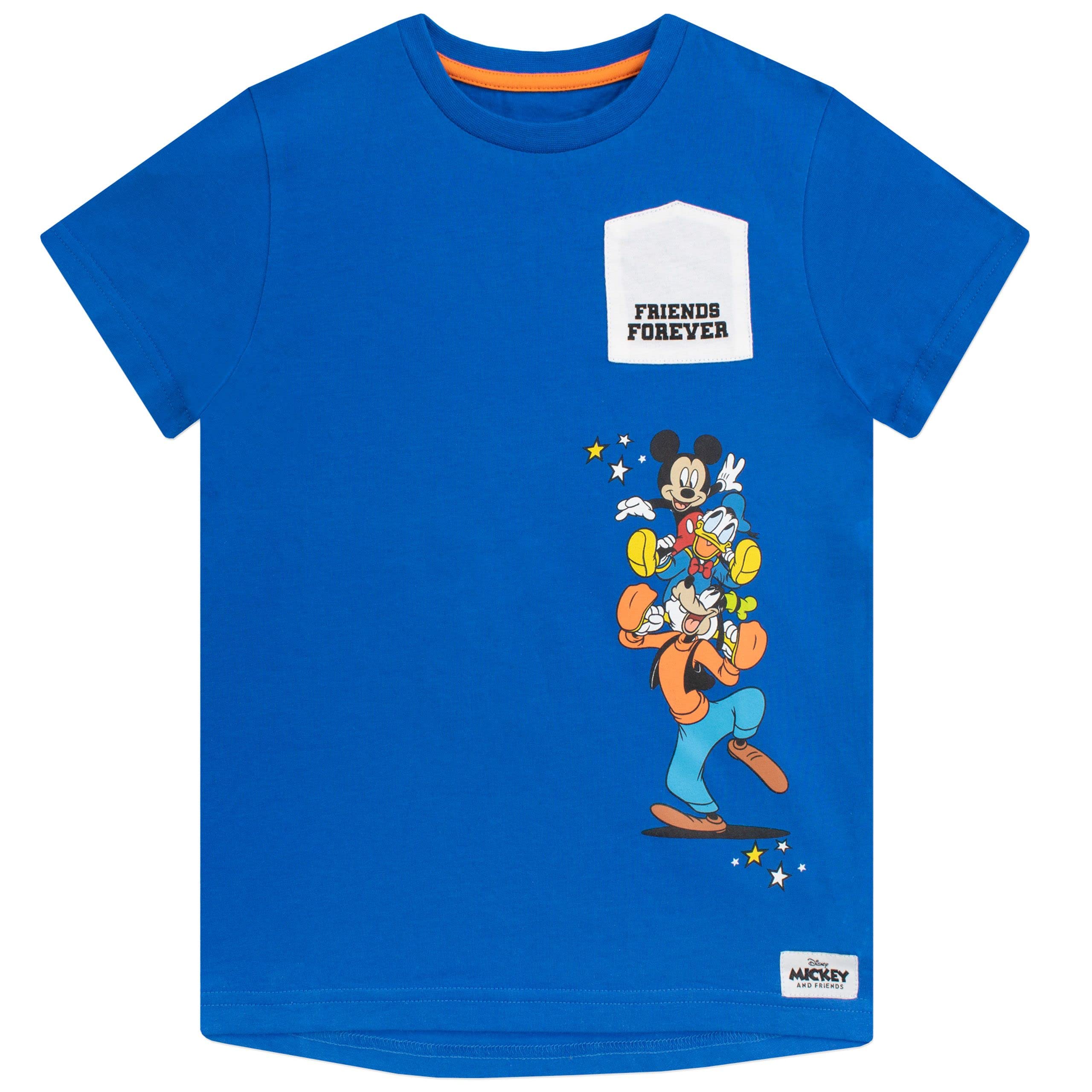 Disney Maglietta per Ragazzi Confezione da 2 Mickey Mouse