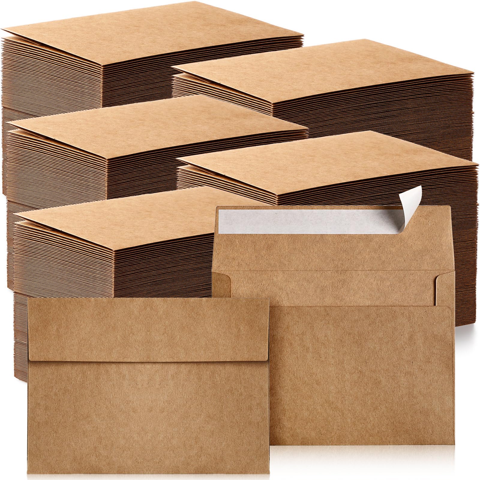 Fainne Kraft Envelopes for Invitation, A7, 5.25 x 7.25 in, 1400 Pack