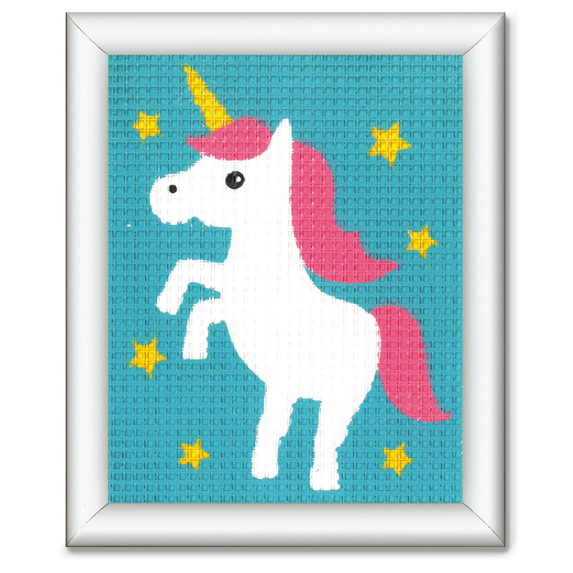 Vervaco Kits for Kids Easy Beginner Complete Tapestry Kit Unicorn New