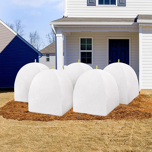 Miniatura 4 de Cubiertas para plantas contra la congelación, cubiertas de arbustos para plantas para invierno, tienda de campaña de protección cálida para plantas