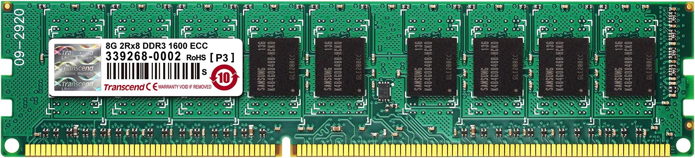 TS1GLK72V6H - 8GB 1600 DDR3 240