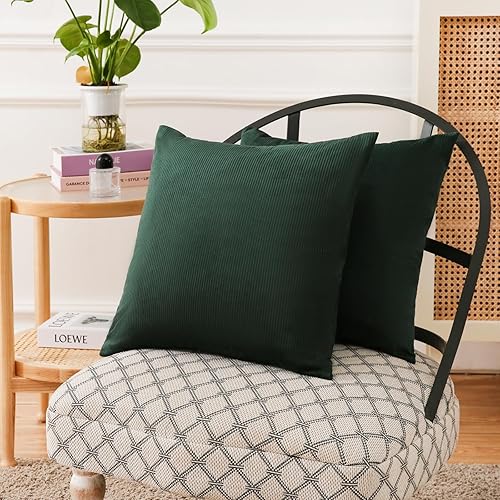 Miniatura 9 de JIAHANNHA Juego de 2 fundas de almohada de terciopelo naranja quemado de 16 x 16 pulgadas, fundas de cojín cuadradas suaves y decorativas con diseño