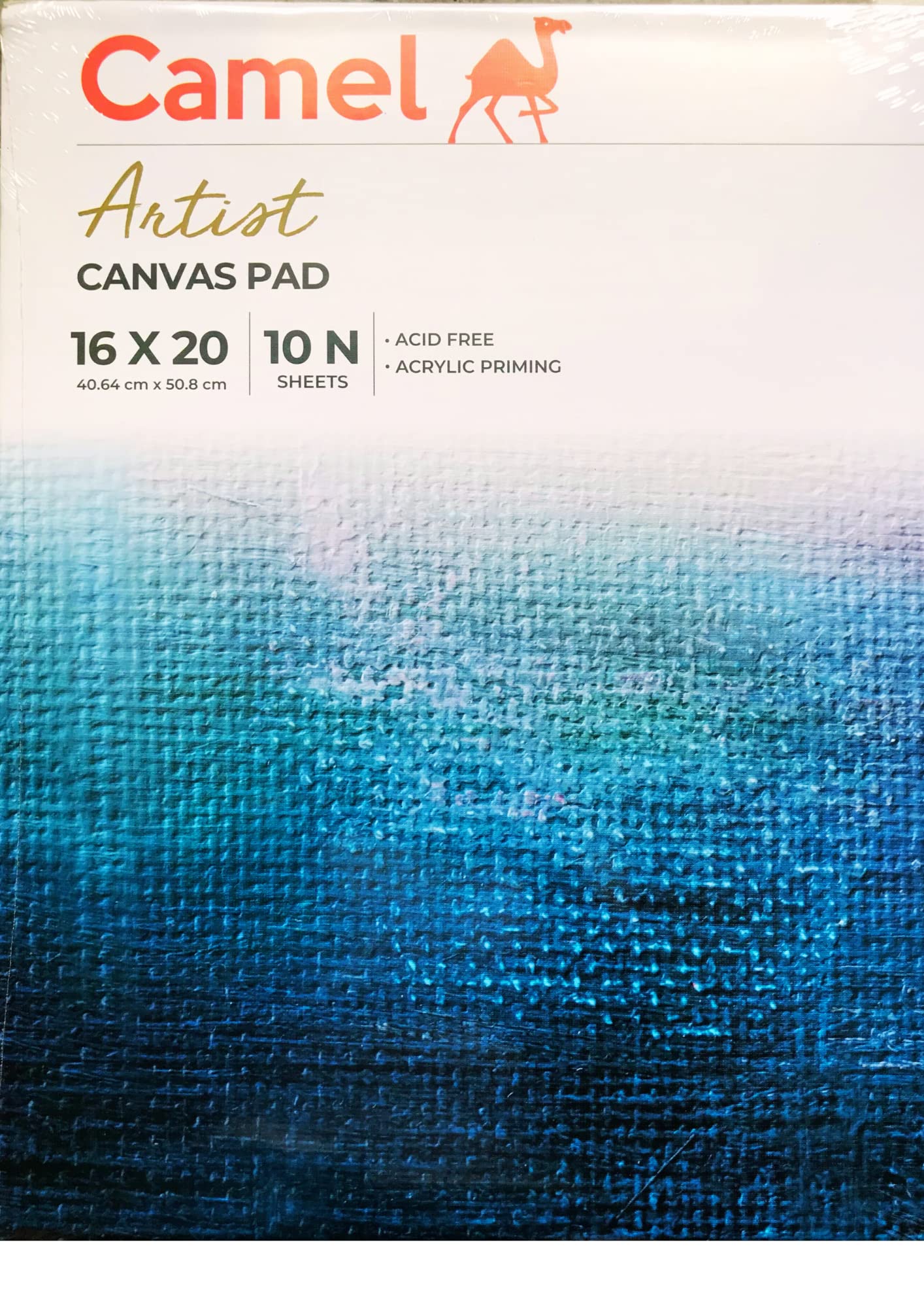 Camel Artist Canvas PAD - 40cm x 50cm (16" x 20") by Anmol Art & Frames