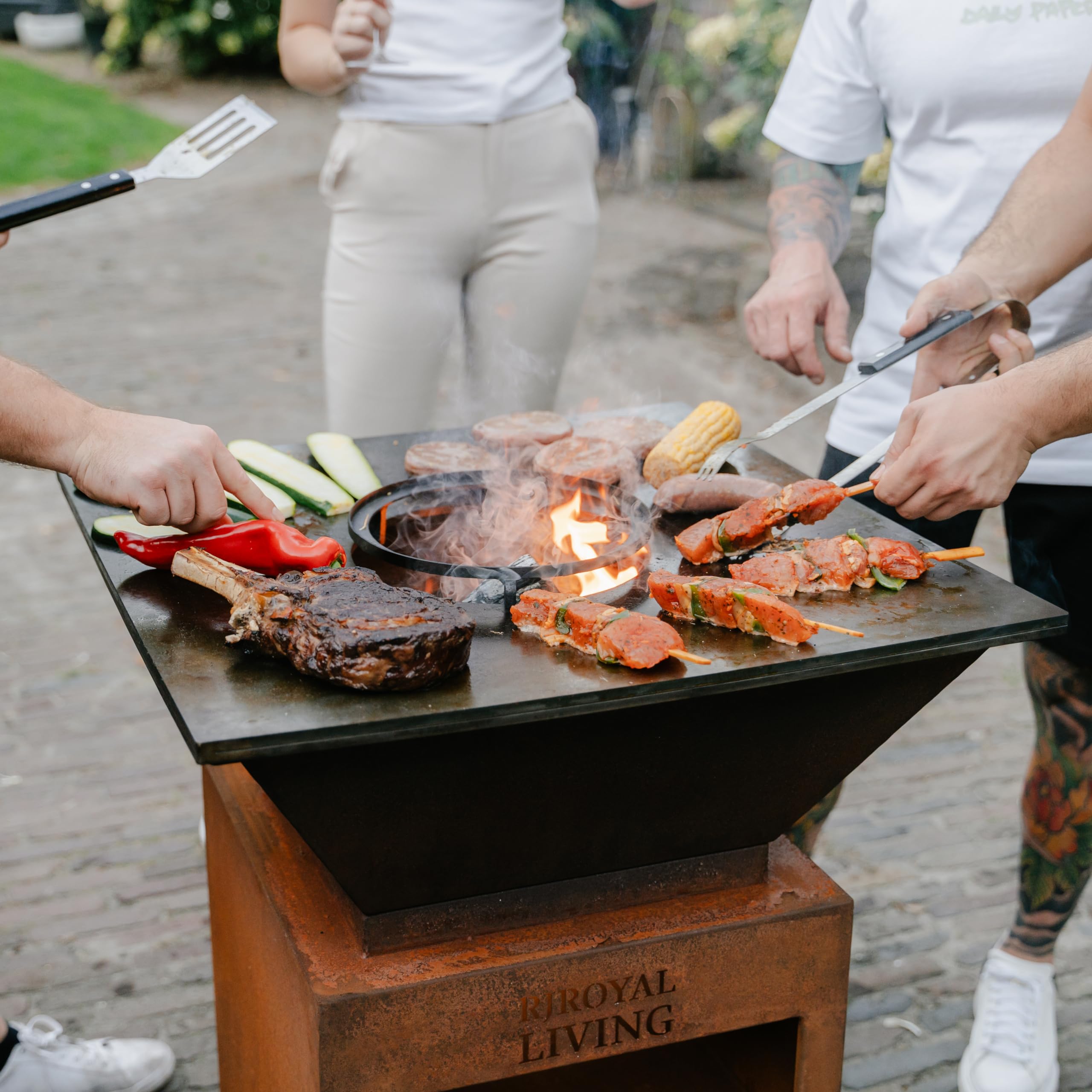 Onlyfire BBQ Gasgrill Grillwagen | Plancha Gasgrill Produktbild-Vorschau 5