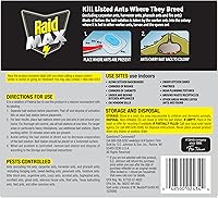 Vista 10 de Raid Max - Cebo Líquido para Hormigas; Mata Hormigas donde se Reproducen, para Uso Interior y Exterior; 12 Estaciones de Cebo