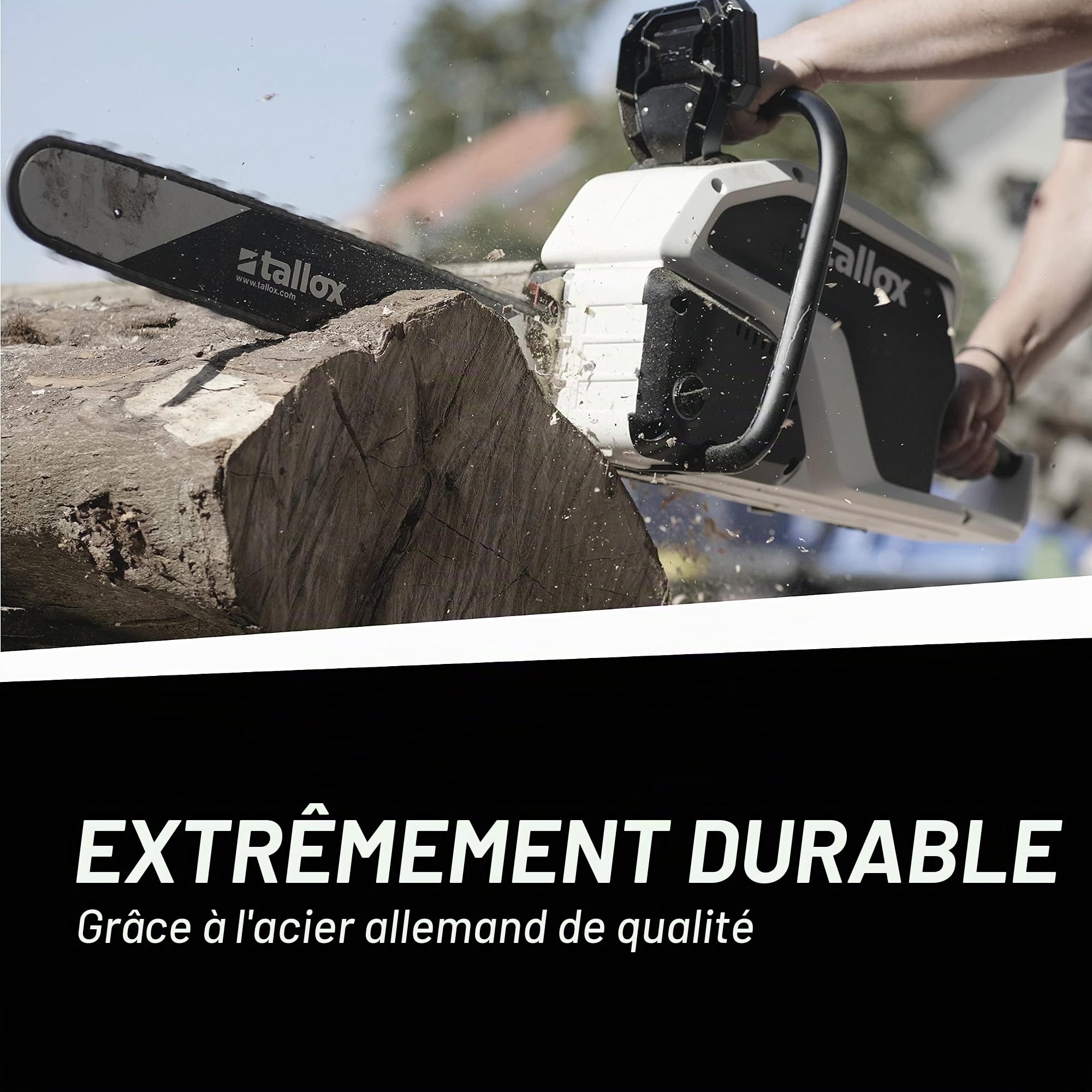 3 tallox Chaînes de tronçonneuses 3/8" 1,3 mm 55 maillons longueur de guide-chaîne 40 cm compatible avec Stihl
