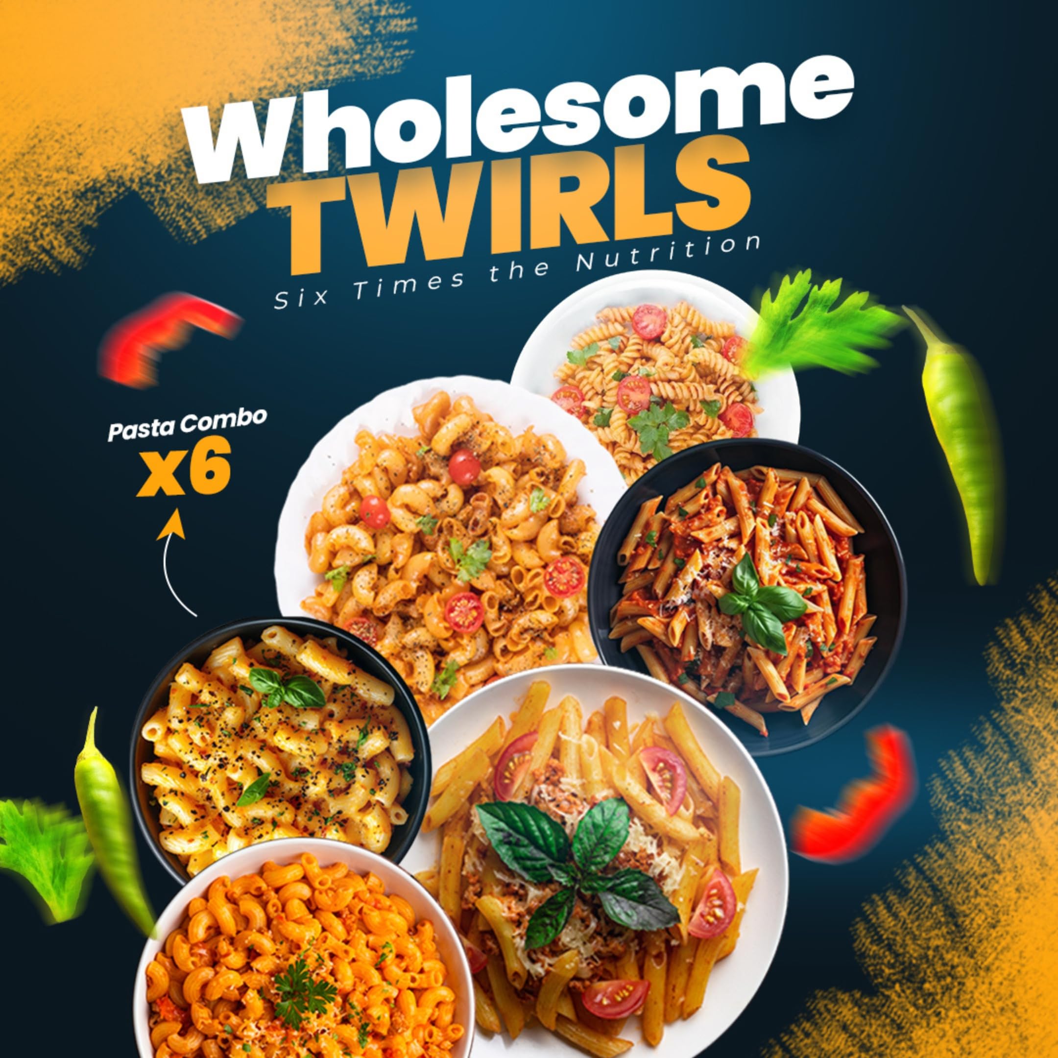 Healthy Master Multi Millet Pasta Combo - Pack of 6 (400g each) - Vegan protein with Mulitgrain, high fibre & No Maida Pasta | Made of Healthy Sorghum, Little Millet, Barnyard, Foxtail & Red Rice 4