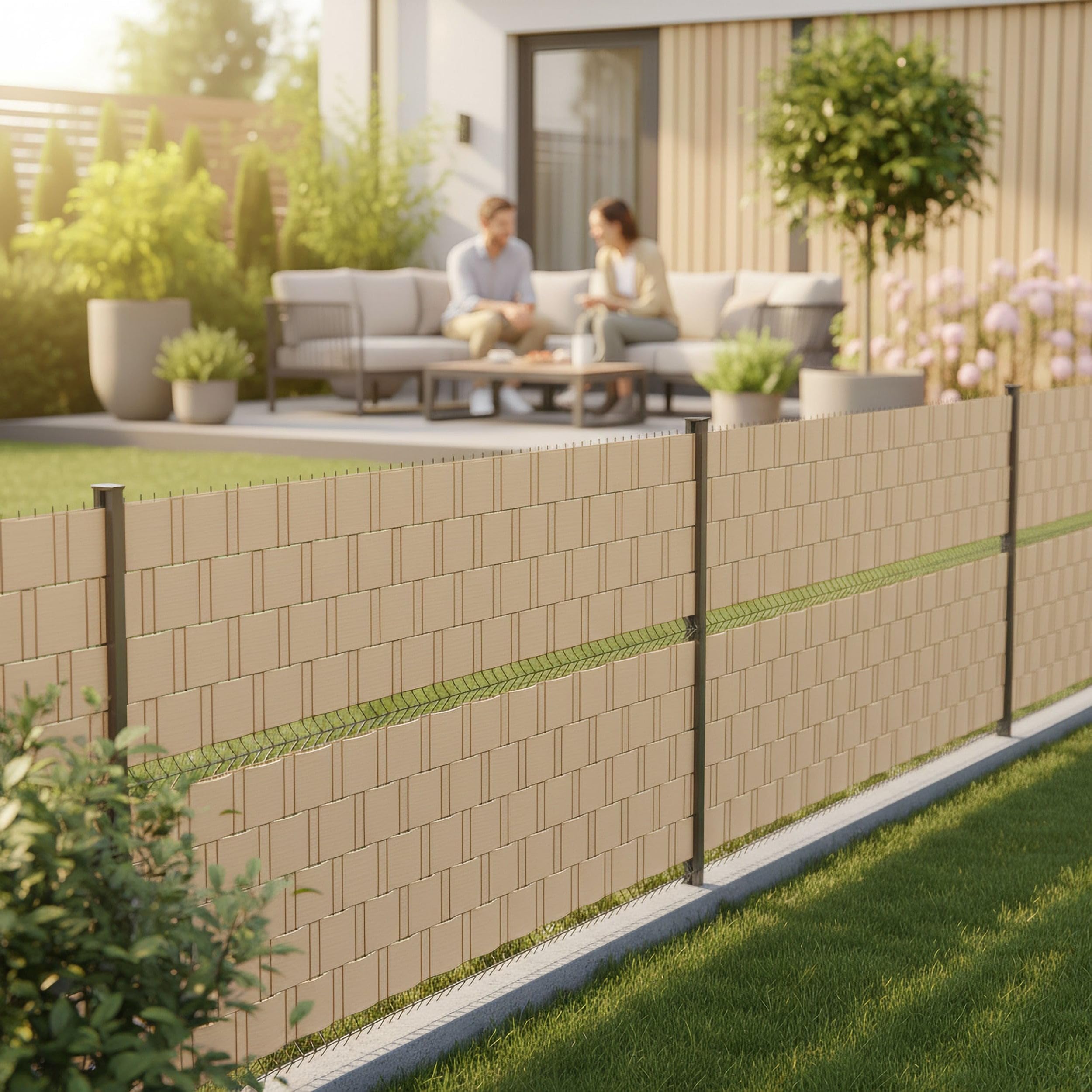 Quest Bande Brise-Vue en PVC 10 cm Résistant aux UV - Anthracite, 52 m