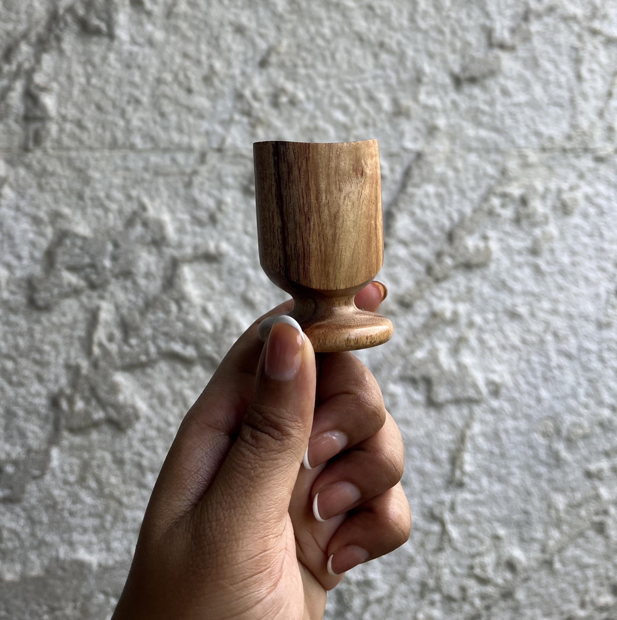 SUSTAIN GO's Ayurveda Pure Neem Wood Eye Wash Cups with Lid | Netra Shudhi Helps to Keep Your Eyes Clean and Healthy | Rinses Out Dirt, Irritants, & Pollutants from Eyes (Set of 2) | Free Eco-friendly Jute bag (Pair)-image-22