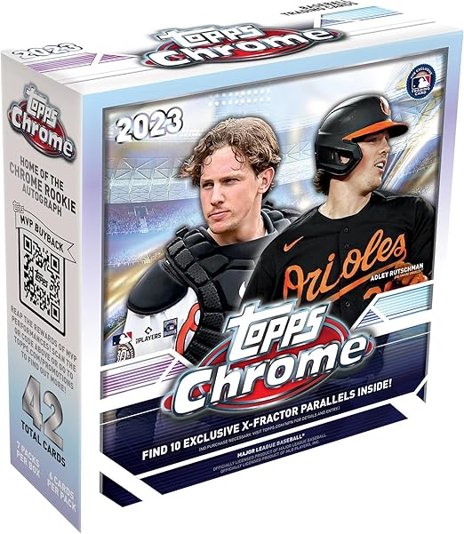 2023 Topps Chrome Baseball Factory Sealed Monster Box - Baseball Complete Sets