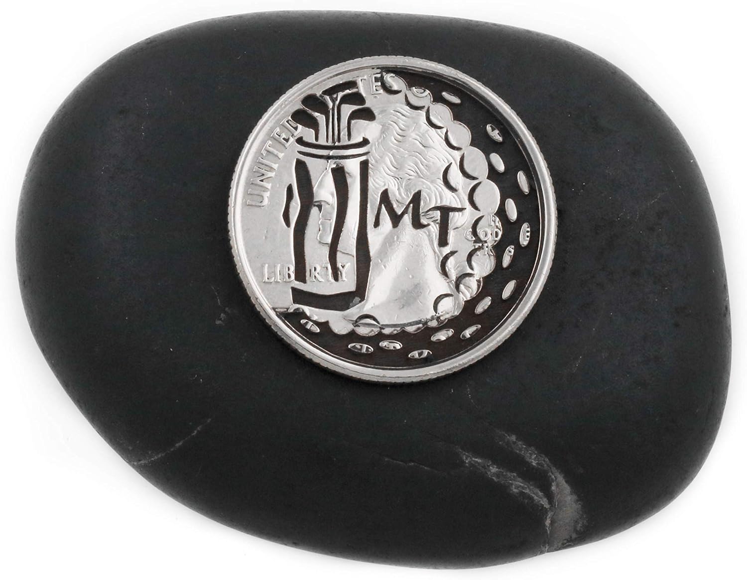 Custom Initials Golf Ball Marker, Dad Gift, Golf Bag and Ball Design, Engraved Quarter, By NameCoins
