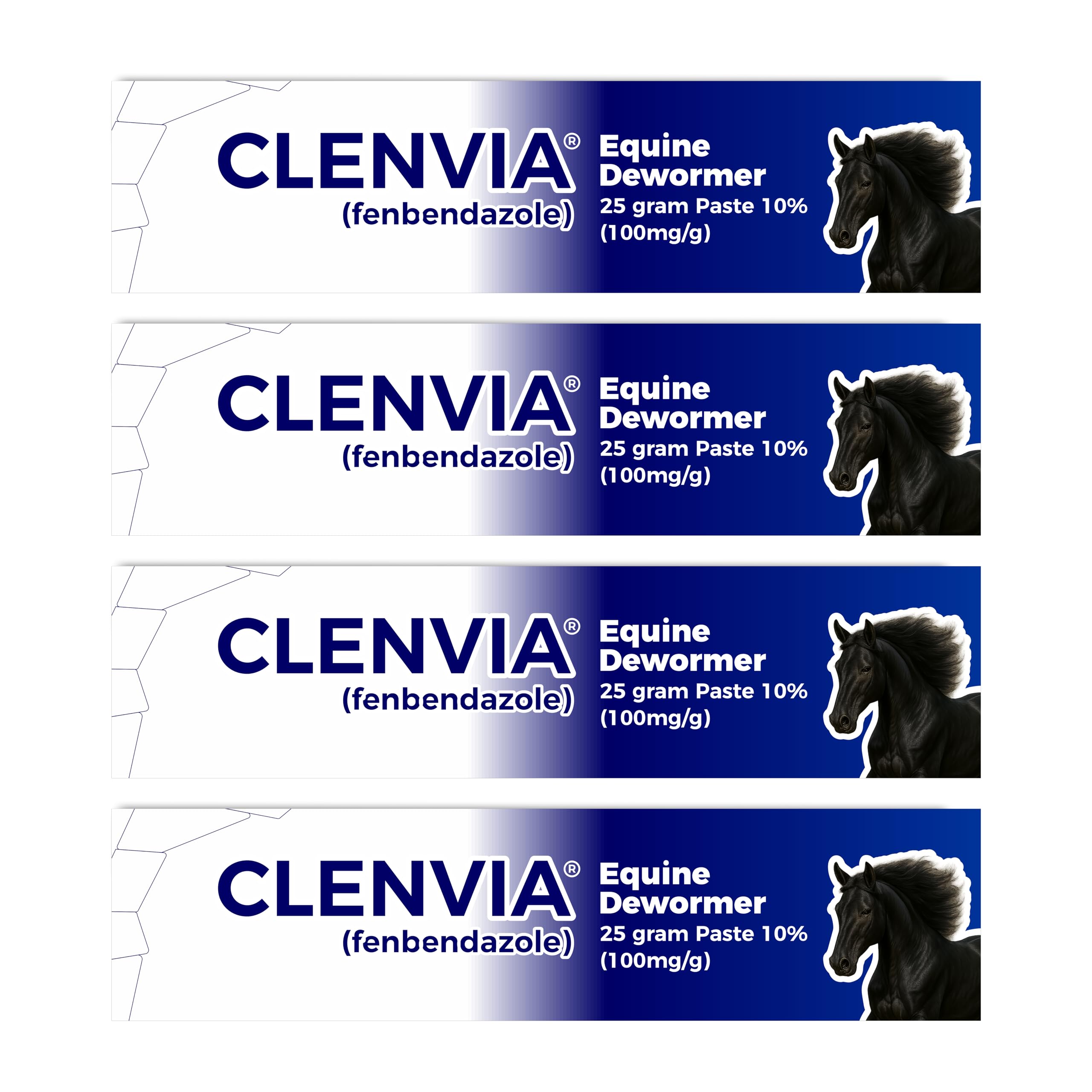 Horse Paste 10% – 4 Pack – 25g Syringes – CLENVIA