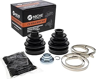 NICHE Front CV Axle Boot Kit For Yamaha Grizzly 660 5KM-2510H-10-00 5KM-2510F-11-00 UTV