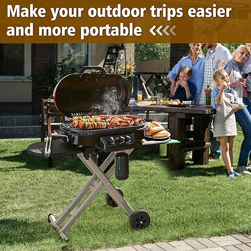 Vista 11 de PAMASE Manguera adaptadora de repuesto de propano para tanques de 1 libra, manguera de extensión QCC1 de 36 pulgadas con 4 tapas de latón, llena