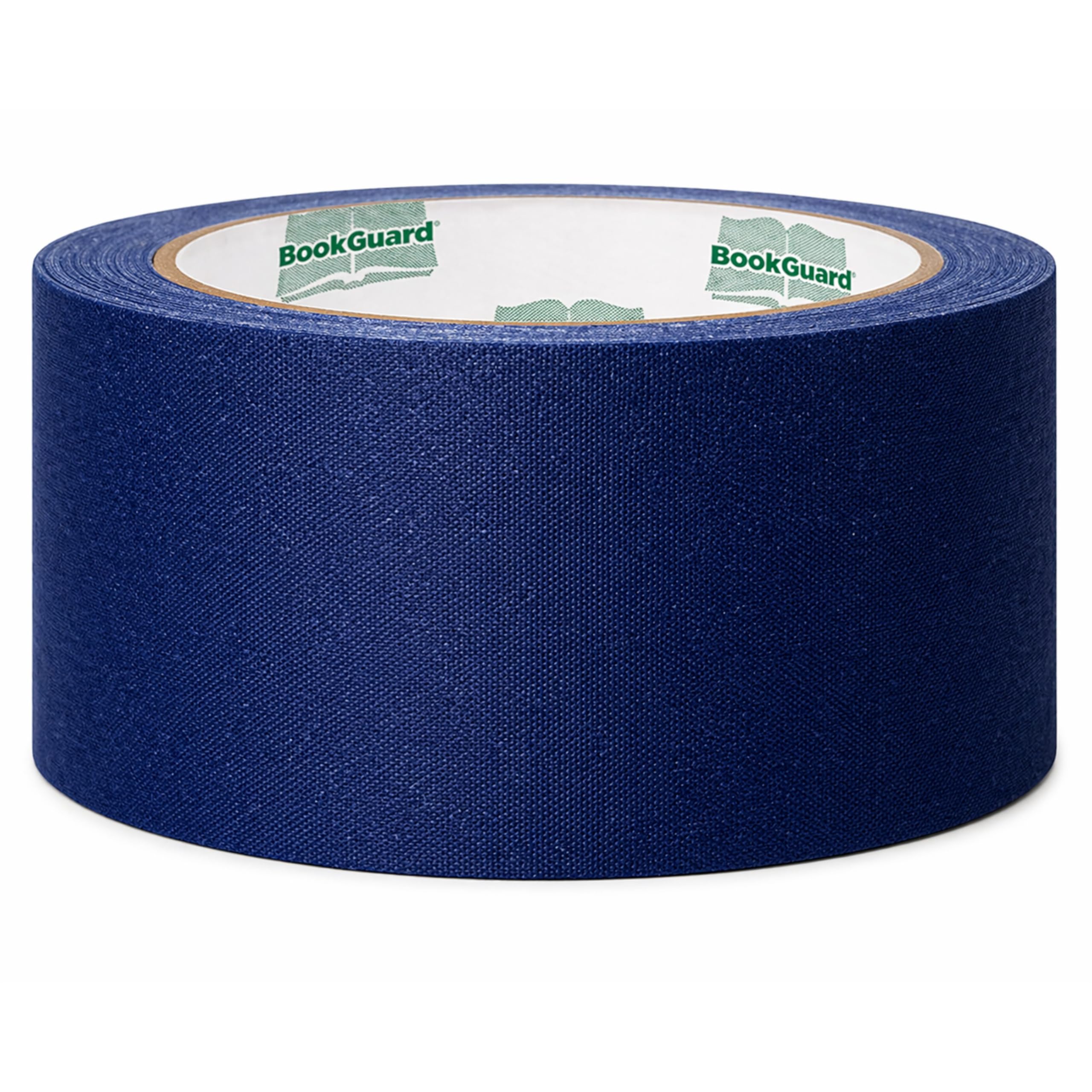 Cinta para encuadernar libros rota solución textil azul marino BookGuard 2 rollos 6