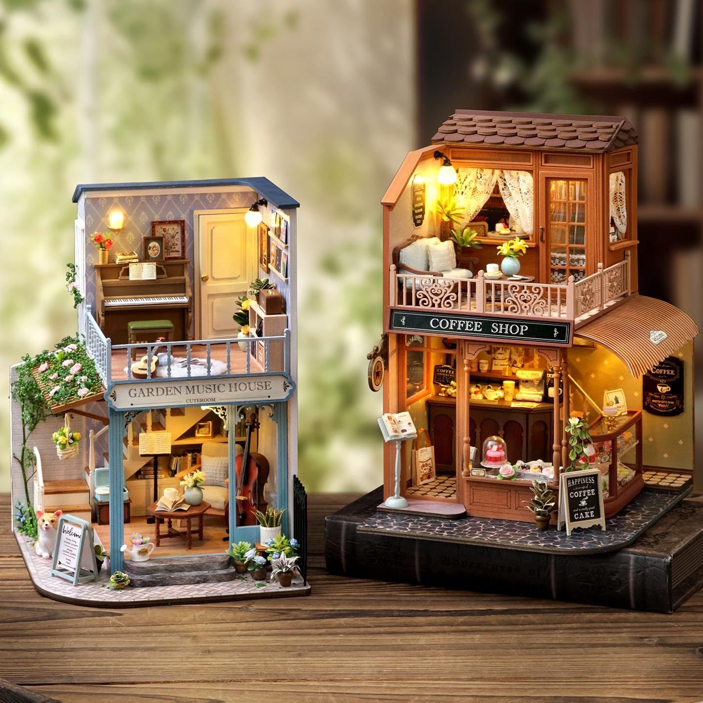 Miniature House Kit, Dollhouse Kit, Miniature Kit, DIY Mini House Building Kit for Adult, Garden Music House - Image 5
