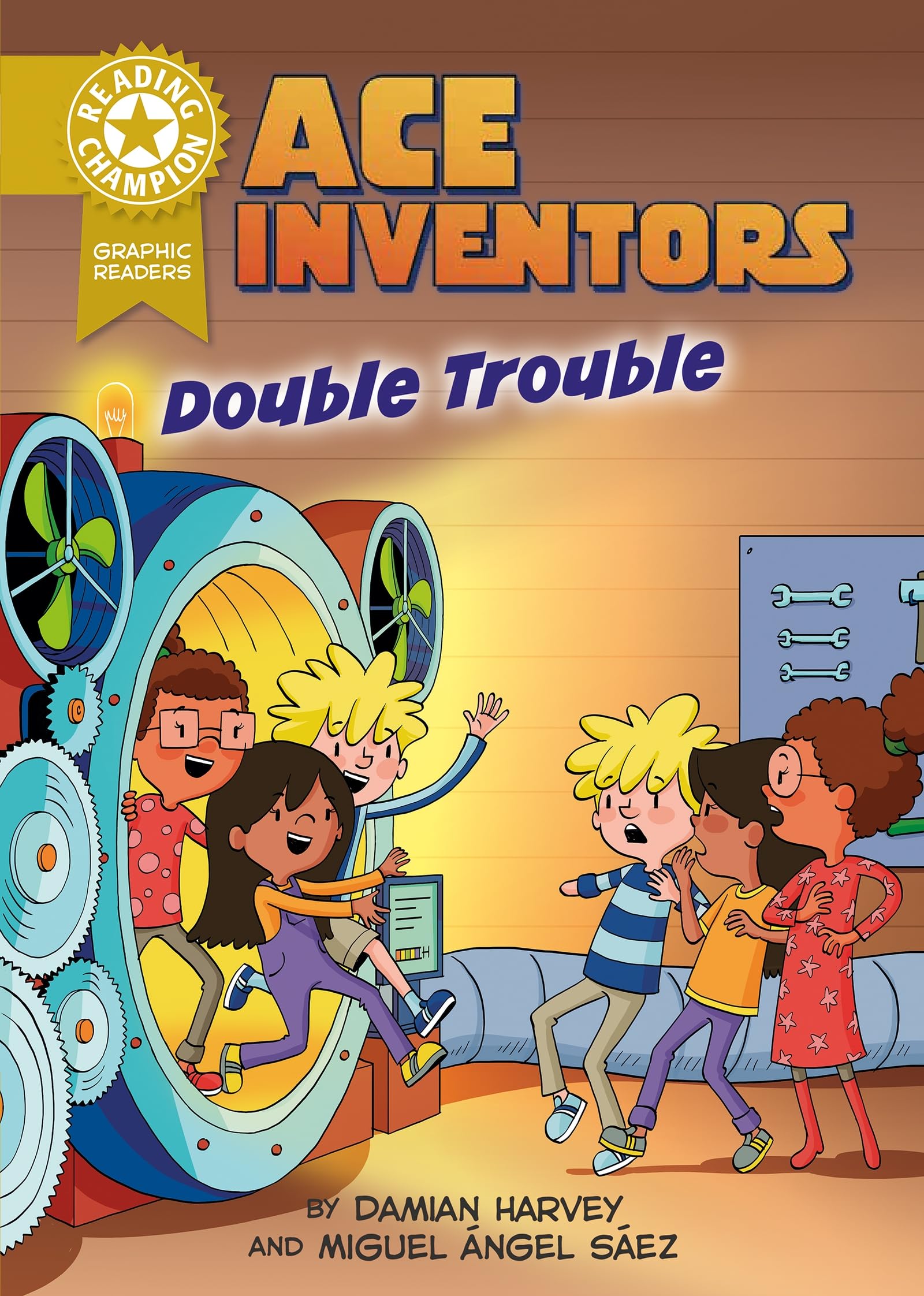 Graphics: Ace Inventors Inc: Double Trouble: Book band Gold 9 (Reading Champion)