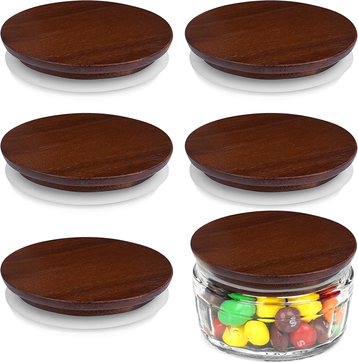 Wooden Lids for Gü Pots, ANOTION Wooden Lid Compatible with Gu Puds