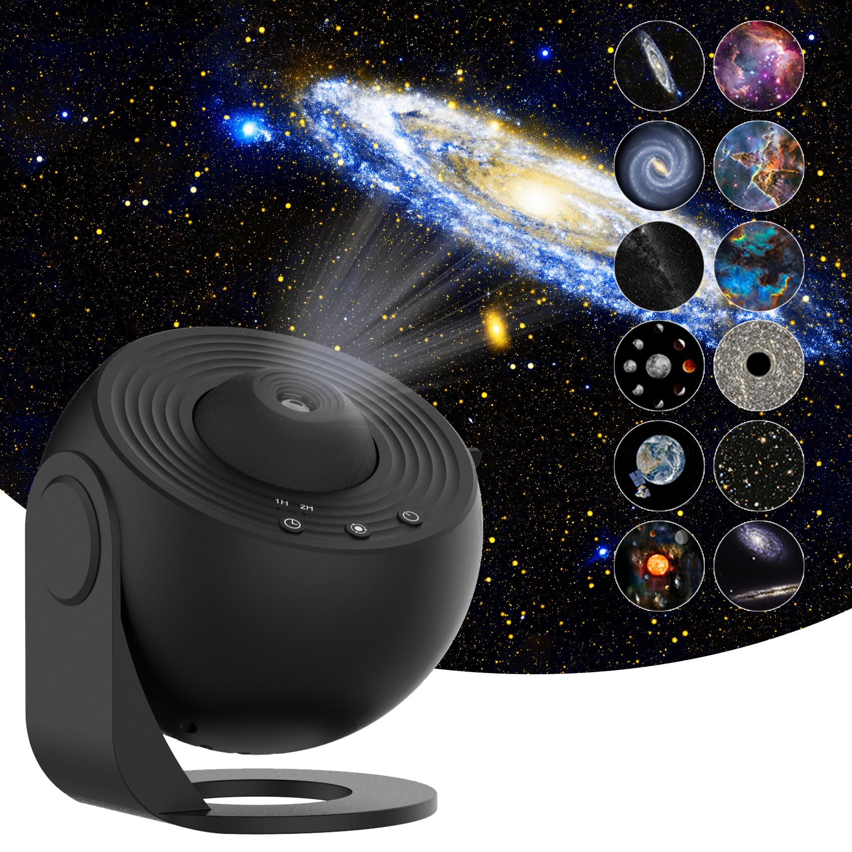 Star Projector,FLEVO Galaxy Projector,12 in 1 Planetarium Star ...