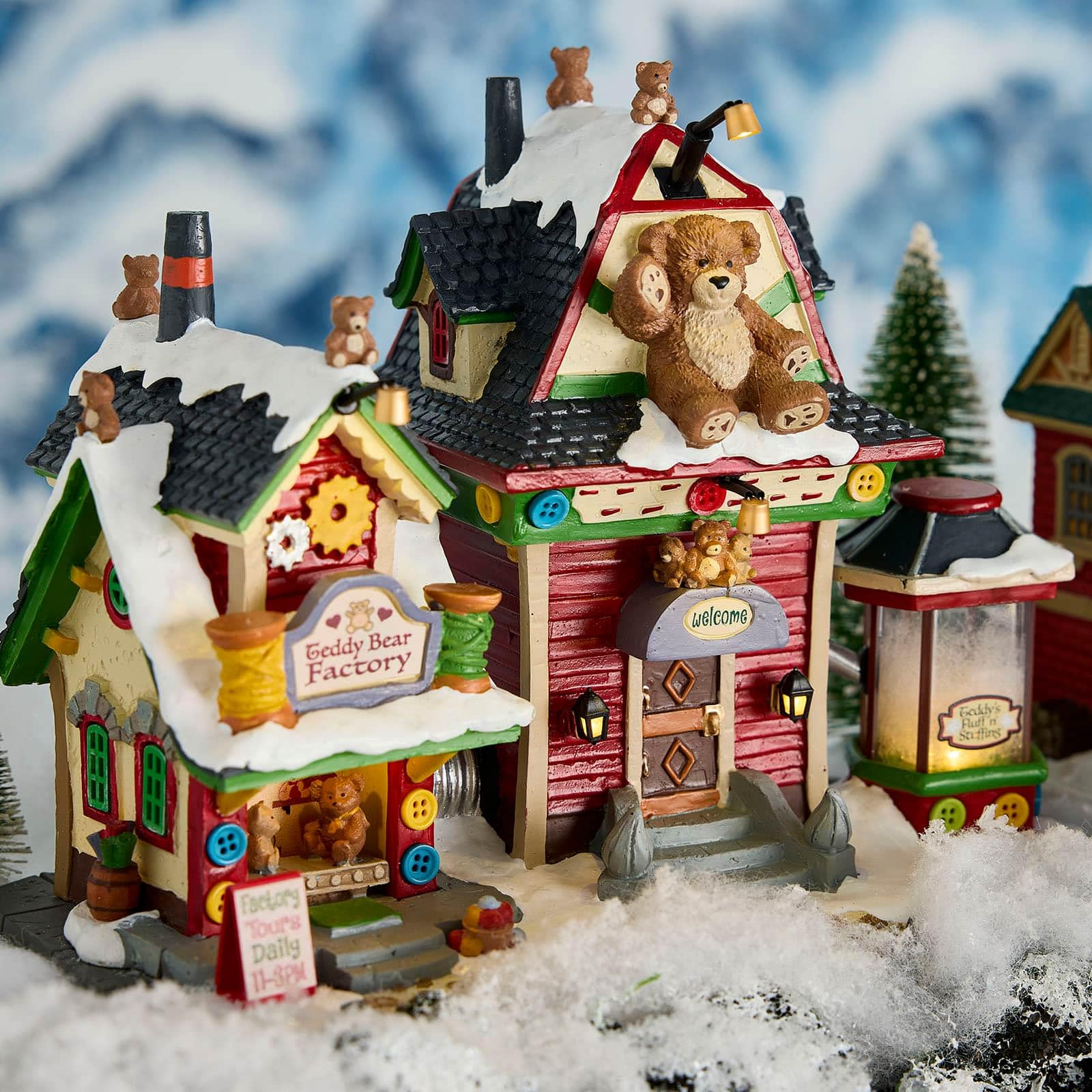 Fábrica de peluches LEMAX luces LED para decorar el salón en Navidad