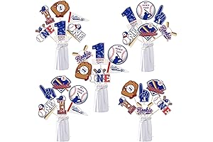 30Pcs Baseball First Birthday Centerpiece Sticks: Spotlight on Rookie of the Year