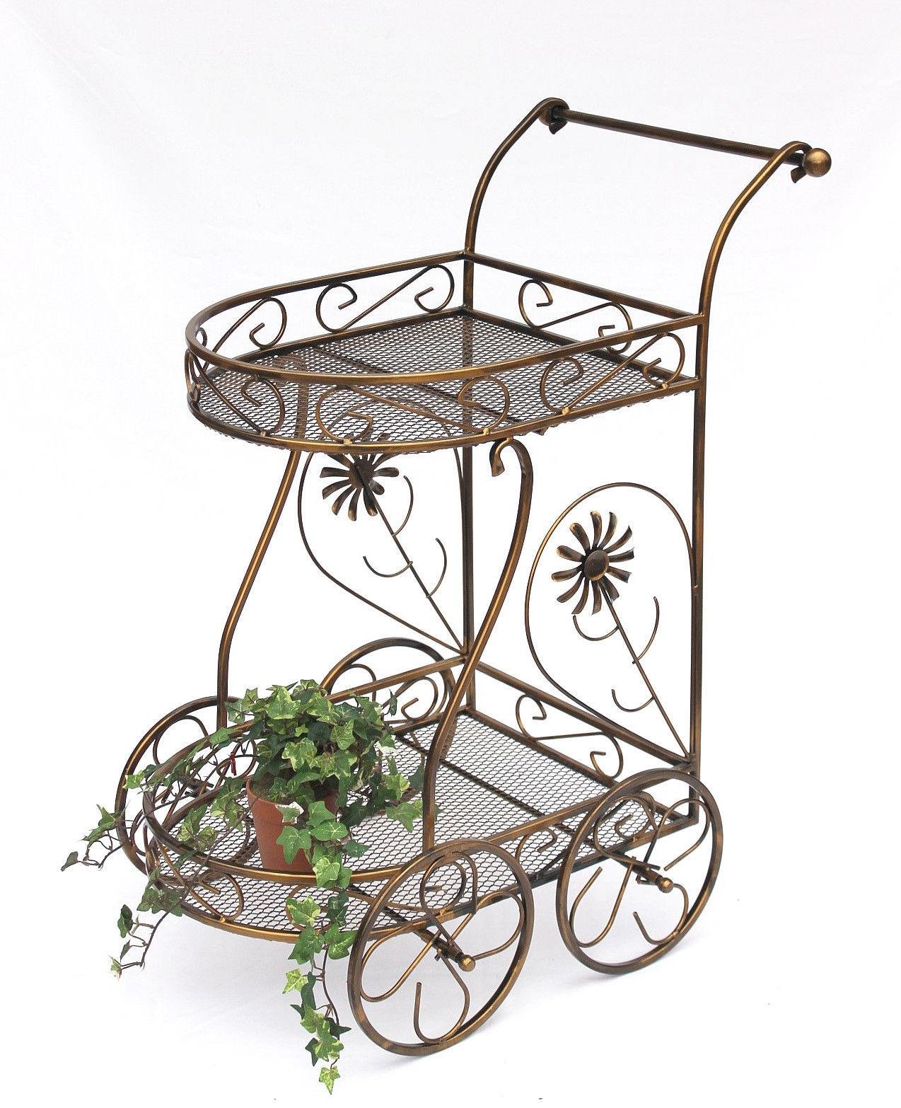 Serving trolley made from metal 100759 Side table 70 cm Trolley Food