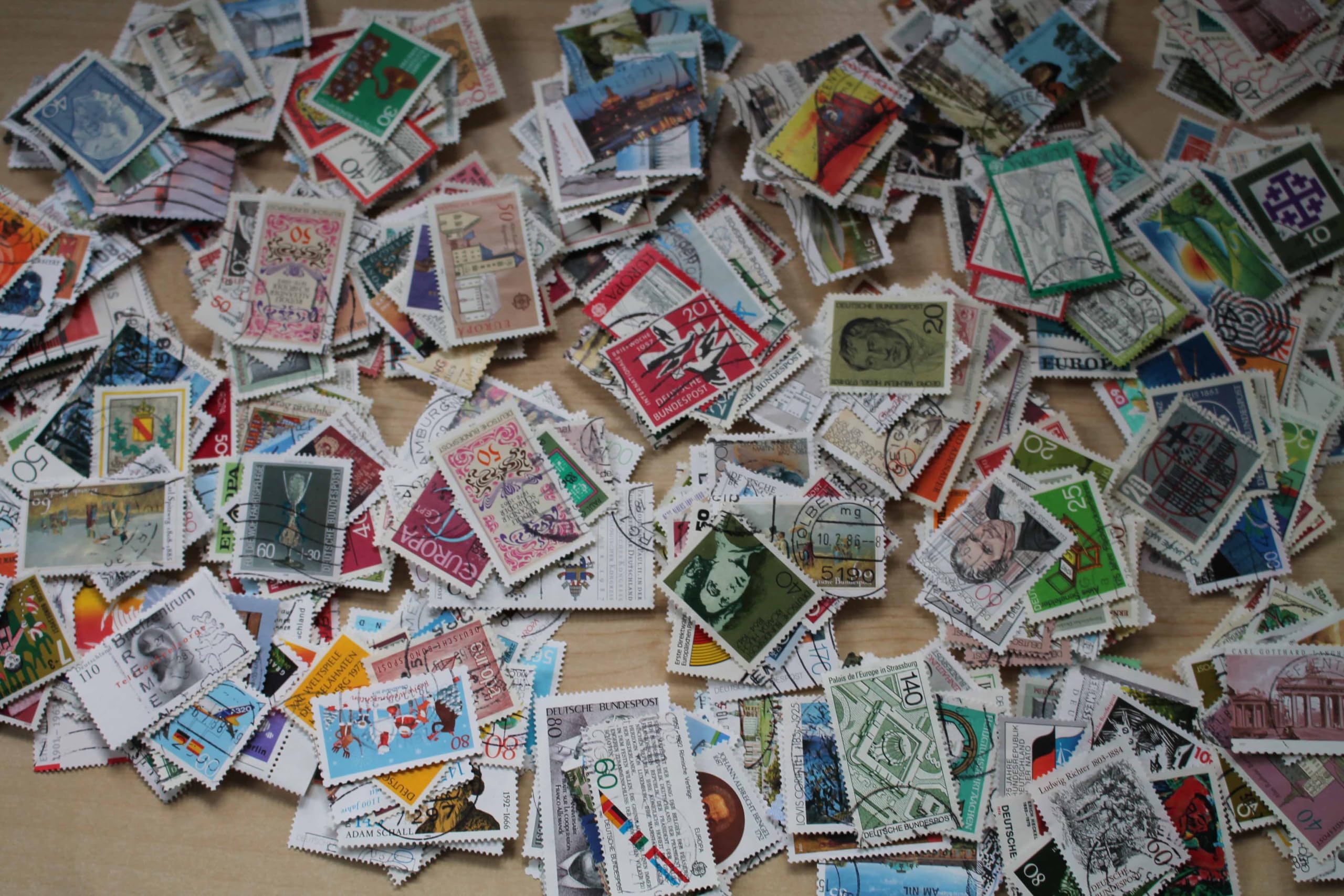Generisch Robbert´s Briefmarken Kiloware Sondermarken Deutschland 500 Stück, papierfrei, gestempelt