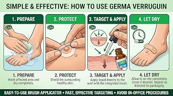 Germa Verruguin Wart Remover 0.5 OZ - Pack of 1