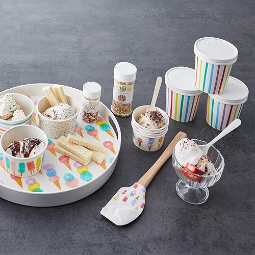 Miniatura 2 de Sur La Table Cuencos de melamina para helados, juego de 4, multicolor
