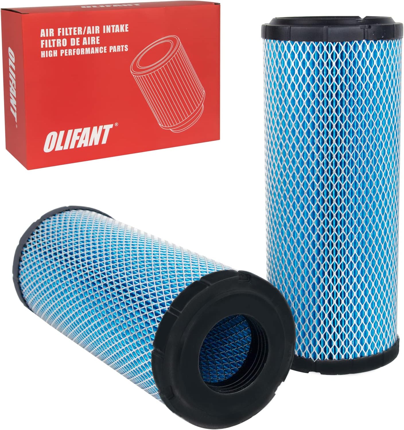2pcs Air filters For Polaris General 1000 4 XP4/RZR 900 4 S Trail/RZR S
