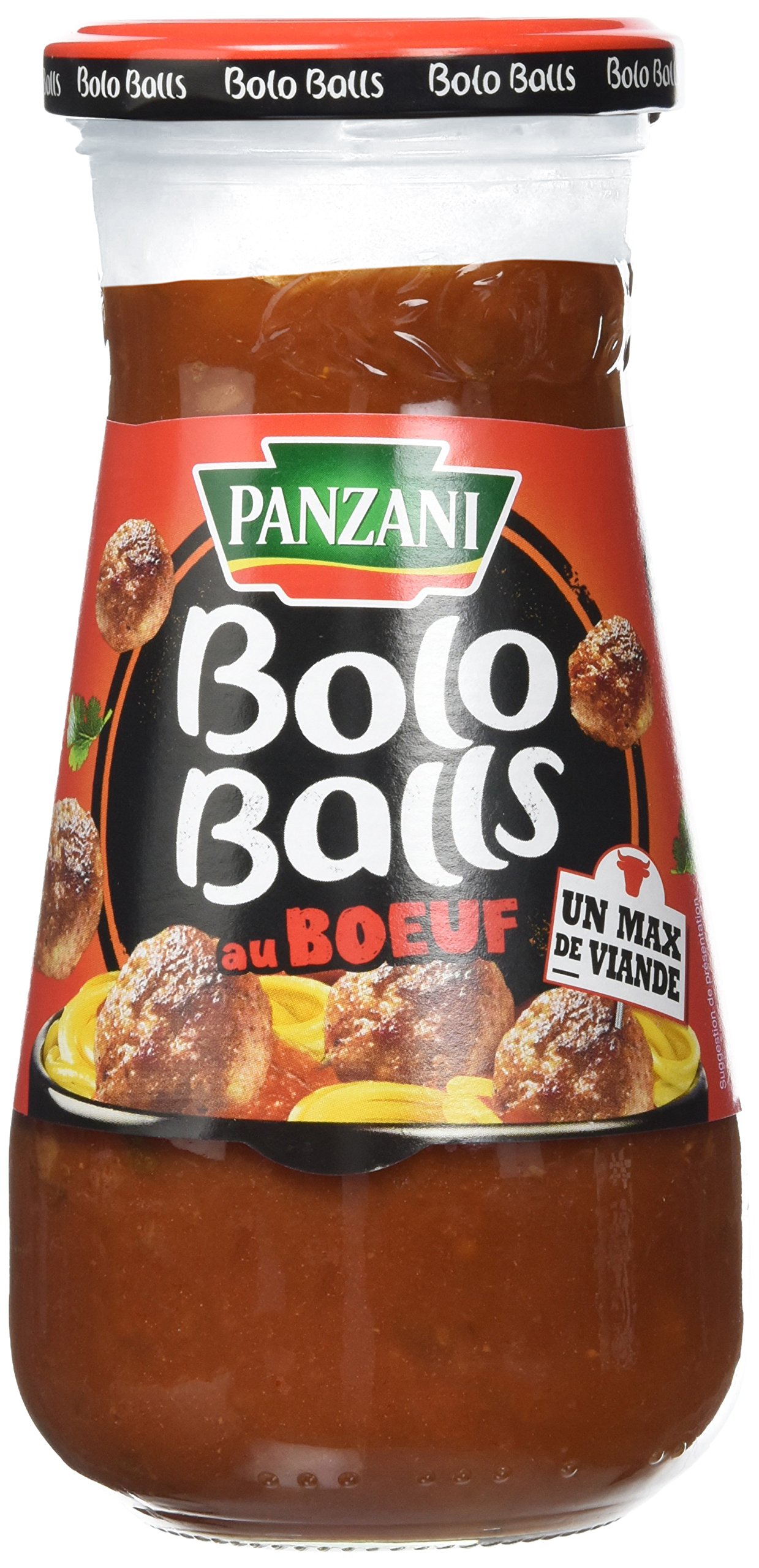 Panzani Sauce Bolo Ball'S au Bœuf 400 g - Lot de 3